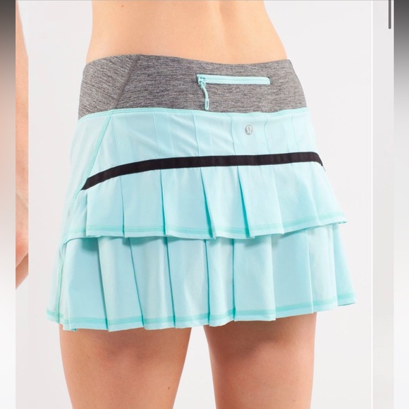 Lululemon Pace Setter skirt 8 regular Auquamarine - Picture 6 of 6